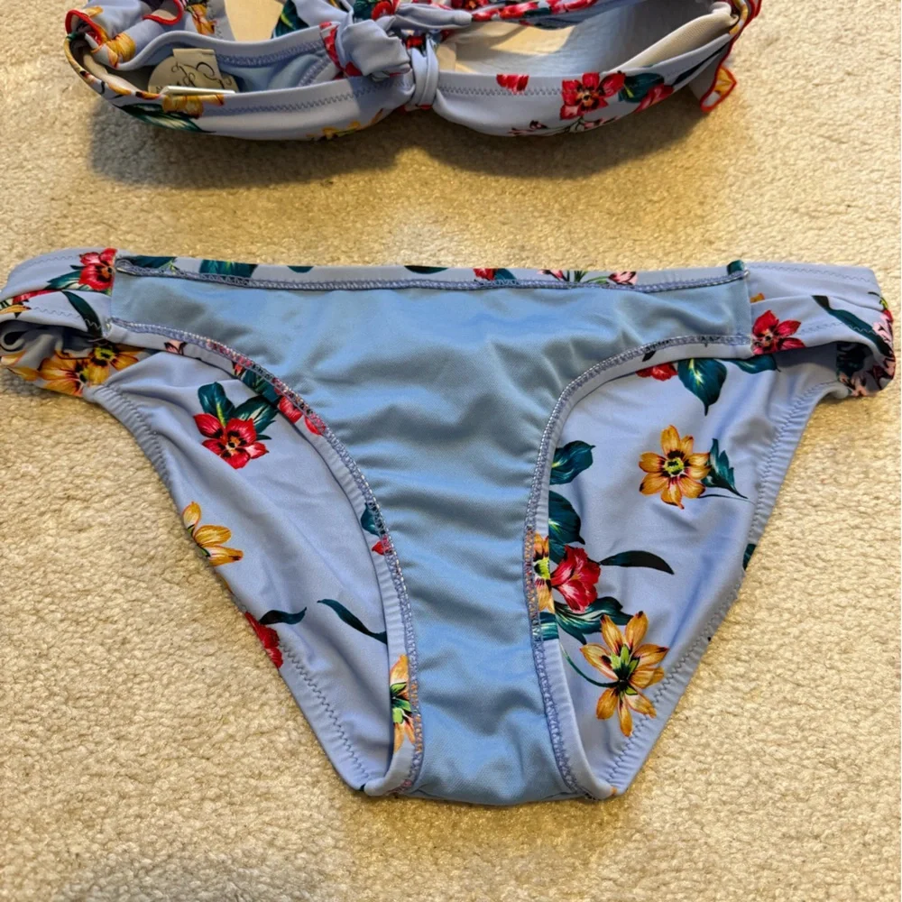 Floral Ruffle Swimwear Set - Picture 3 of 6